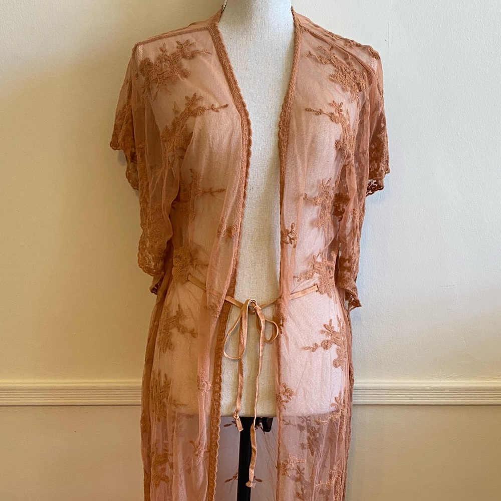 Boho Lace Kimono-style Duster